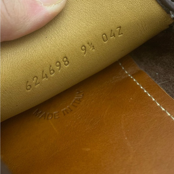 Gucci Ayrton Leather & Web Driver Loafers Shows Size 9.5 UK - Picture 12 of 13